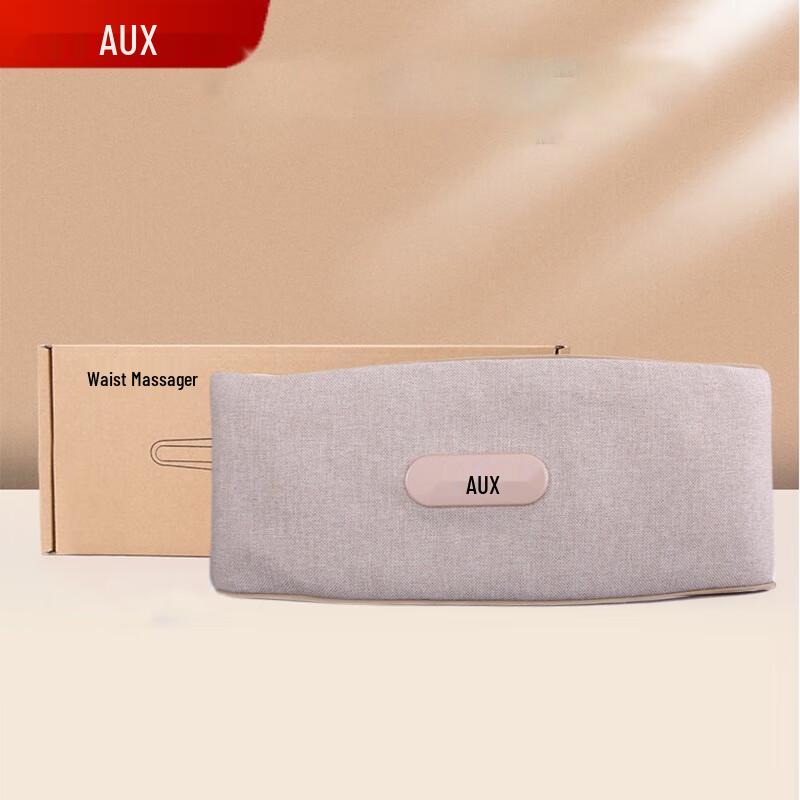 Aux Lumbar Massager with Airbag Traction, Heat, and Vibration