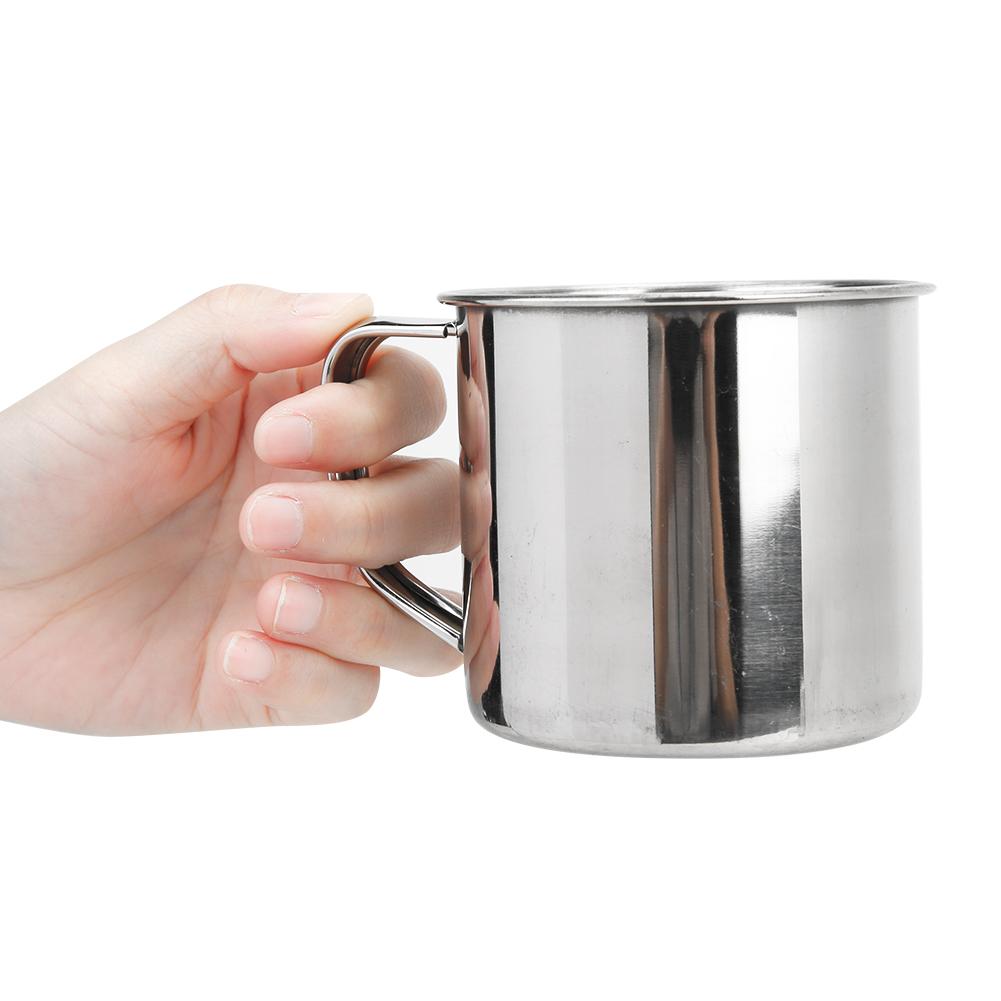 Ensemble de vaisselle d'extérieur en acier inoxydable portable pour une personne, batterie de cuisine pour camping, pique-nique, randonnée