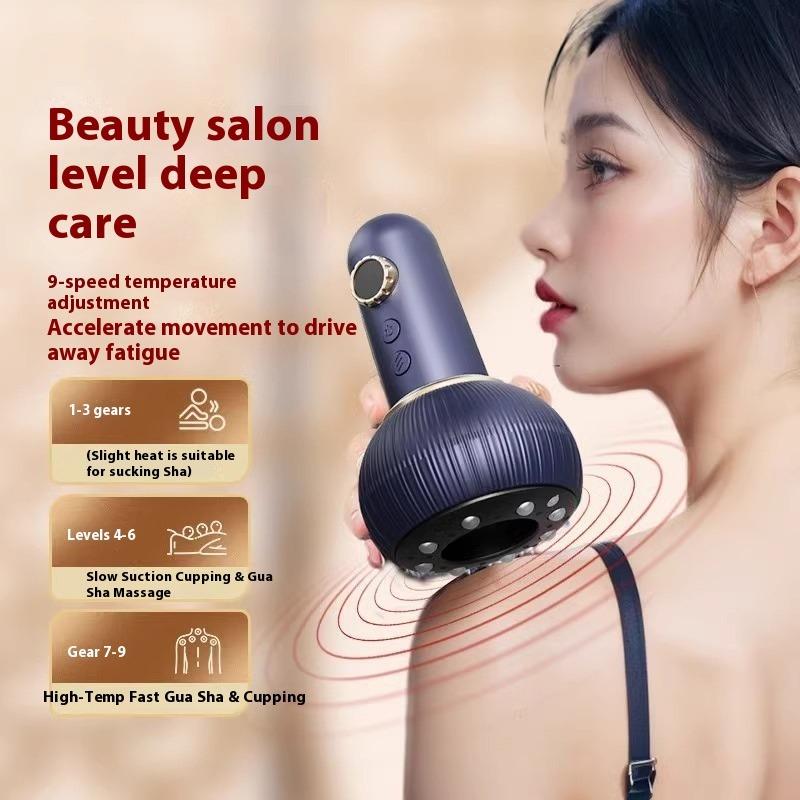 Electric Massage Scraping Instrument Cupping Instrument Household Multi-functional Whole Body Universal Intelligent Meridian Dredging Massage
