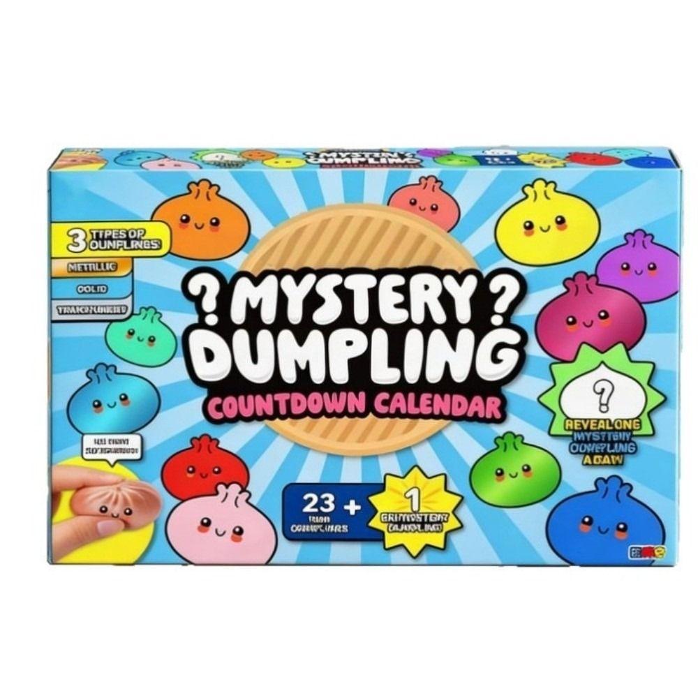 Slow Resilience Dumplings Toy Fidget 24-Day Countdown Calendar  for Kids&Adults