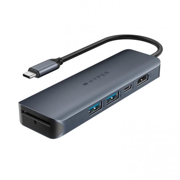 HYPERHD4003GL. Vertsgrensesnitt: USB 3.2 Gen 1 (3.1 Gen 1) Type-C, Hub-grensesnitt: USB Type C, Kompatible minnekort: SD.