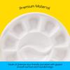 MEEDEN Ceramic Watercolor Palette, 12 Holes, Round, Mini, Suitable for Watercolor, Powder Painting, and Acrylic Paints, Ideal for Artists, Students, a