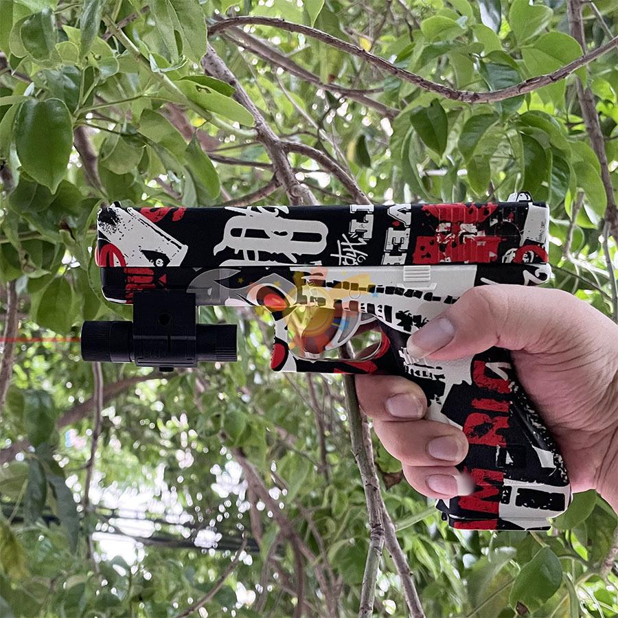 Ball Blaster Pistol Toys Manual Blaster NO Need Charge Outdoor Shooting Toy gun