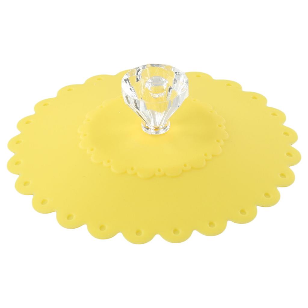 Cup Lids Lids Colorful Diamond Handle Kitchen Supplies