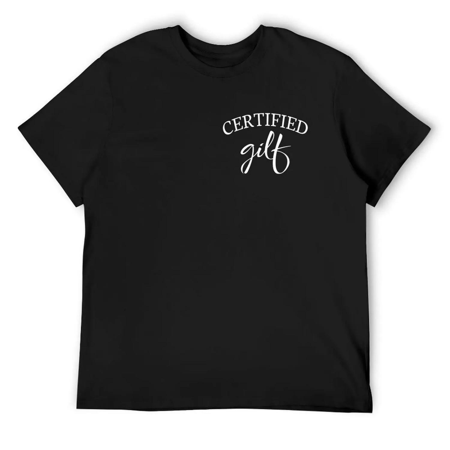 

Certified GILF T-Shirt cute clothes graphic t shirts hippie clothes summer clothes heavy weight t shirts for men S разноцветный