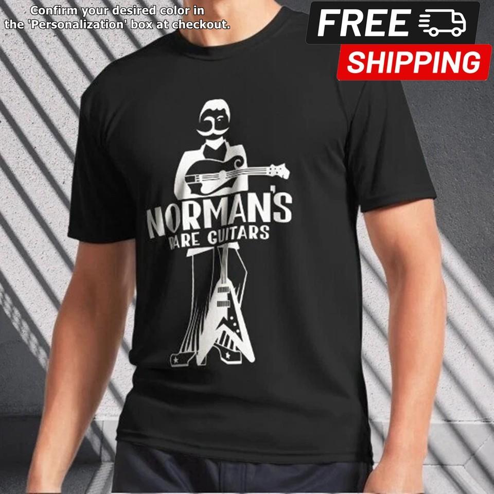 Normans Rare Guitars Active TShirt Logo Men#039s TShirt Funny Size S to 5XL Unisex T-Shirt S