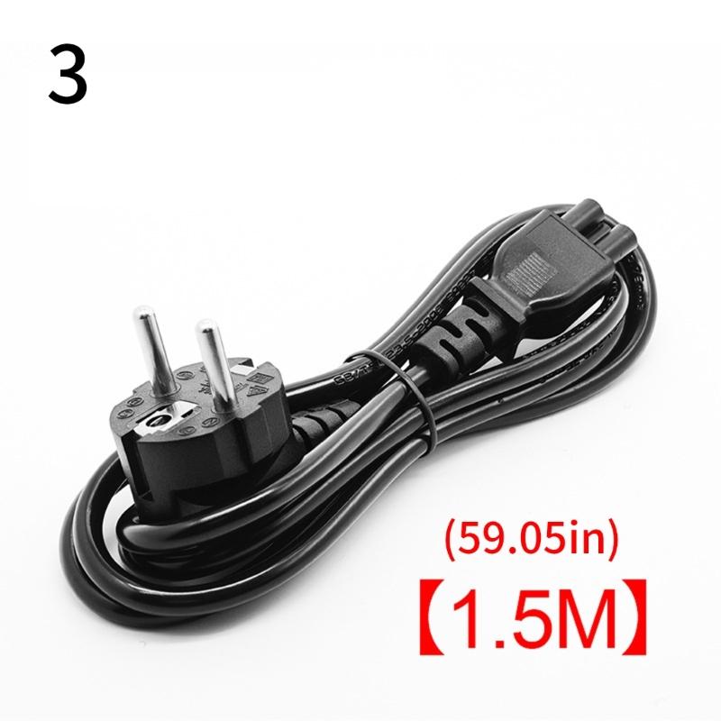3 Prong Laptop Charging Cable Power Cord Suitable for Multiple Laptop Brands Fast Charging and Overload Protections