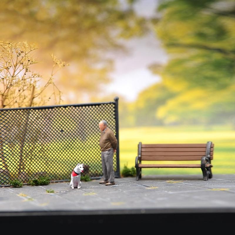 1/64 Scale Miniature Scene Model Handcrafted Exquisites Resins People Scene Figure For Home Decoration And Display