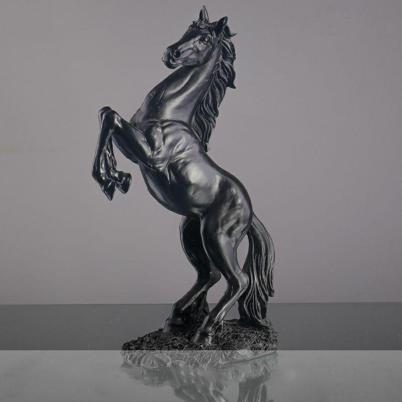 Fengshui Reichtum anziehendes Pferd Harz Ornamente Büro Schreibtisch Skulptur Geschäftsgeschenke Heimzimmer Tisch Accessoires Dekoration Kunst