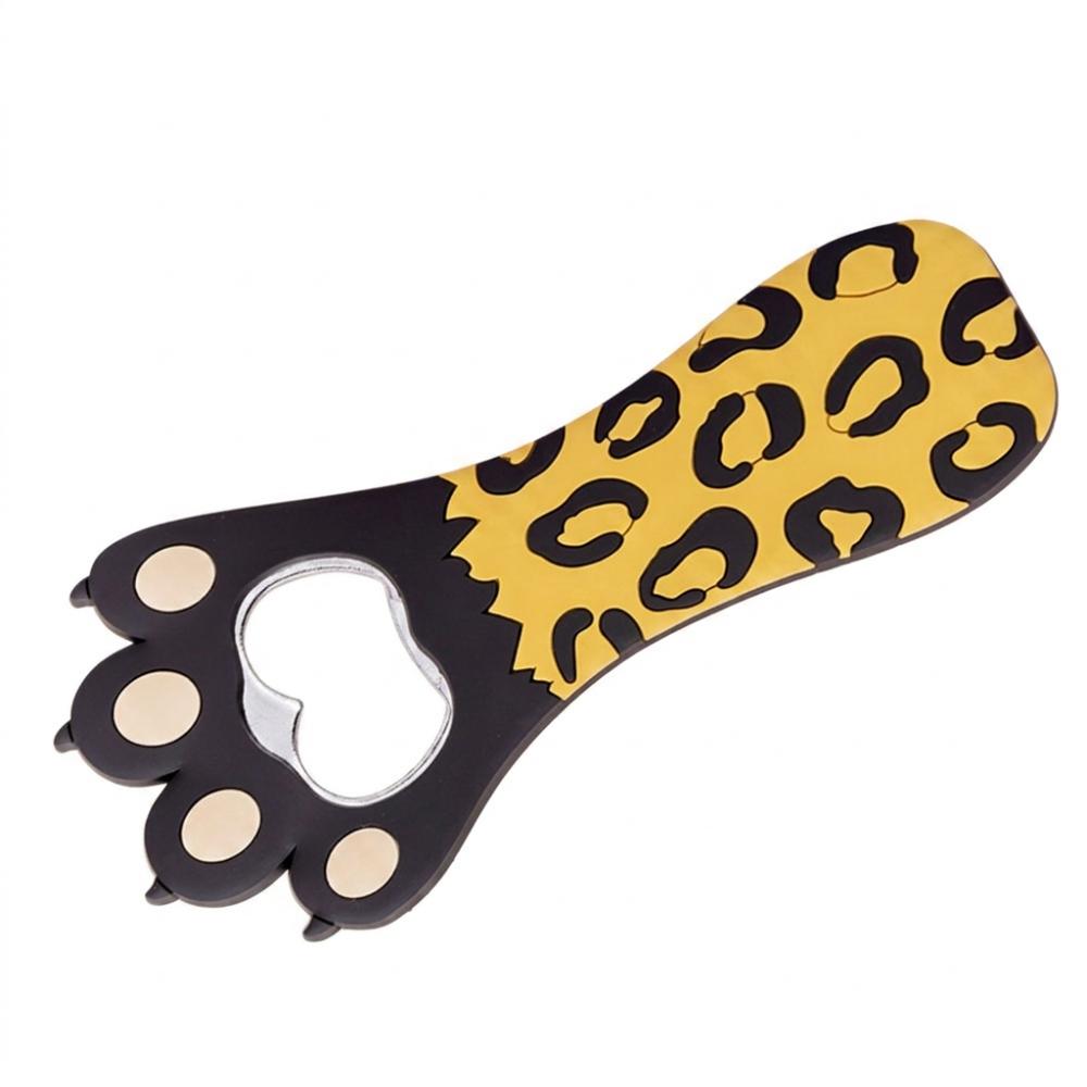 Vibrant Colors Fridge Magnet Opener Paw Shape Multifunctional Bottle Opener  Kitchen Barware