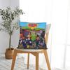 Fireman Sam Square Pillow Case Firefighters Cartoon Cushion Covers Awesome Zippered Decorative Pillowcase for Sofa 40*40cm