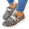 Women's Plus Size Leopard Print Casual Flats - Lightweight and Comfortable for All Seasons