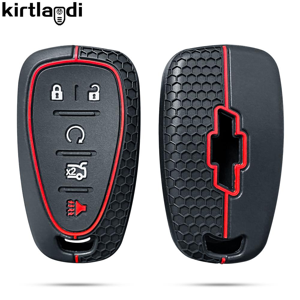 

Силиконовый автомобильный чехол для дистанционного ключа, держатель для ключа, чехол для Chevrolet Camaro Malibu Cruze Equinox Volt, 5 кнопок, автомобильный аксессуар, брелок