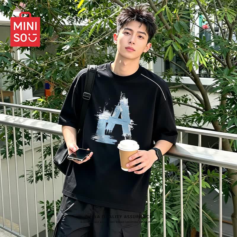 MINISO Men s Colorblock Quick-Dry T-Shirt 2XL