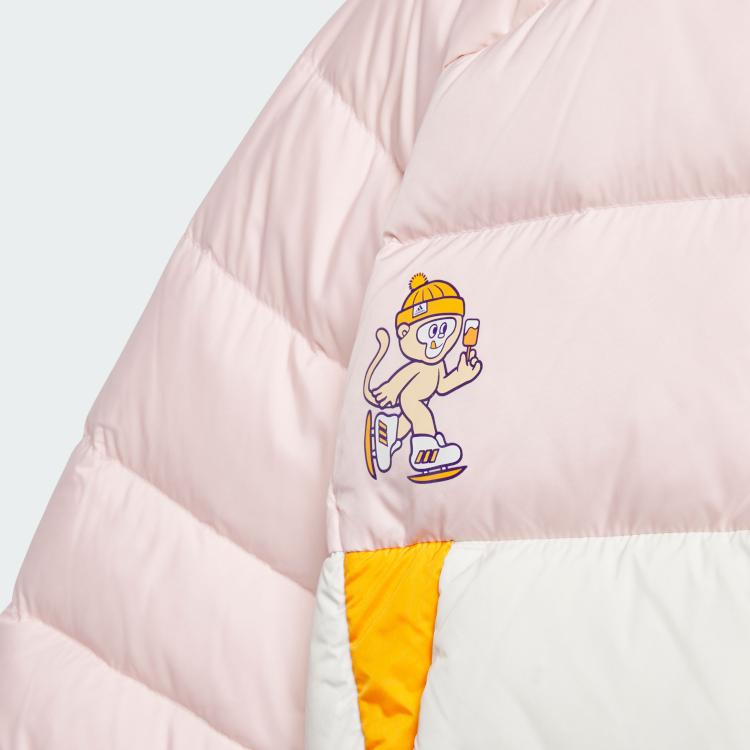 Adidas Colorblocking Down Jacket Baby Jacket Pink JJ5029