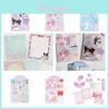 Cute And Fresh Cartoon Stationery Set Of 5 With Unique Envelopes And Sticky Notes