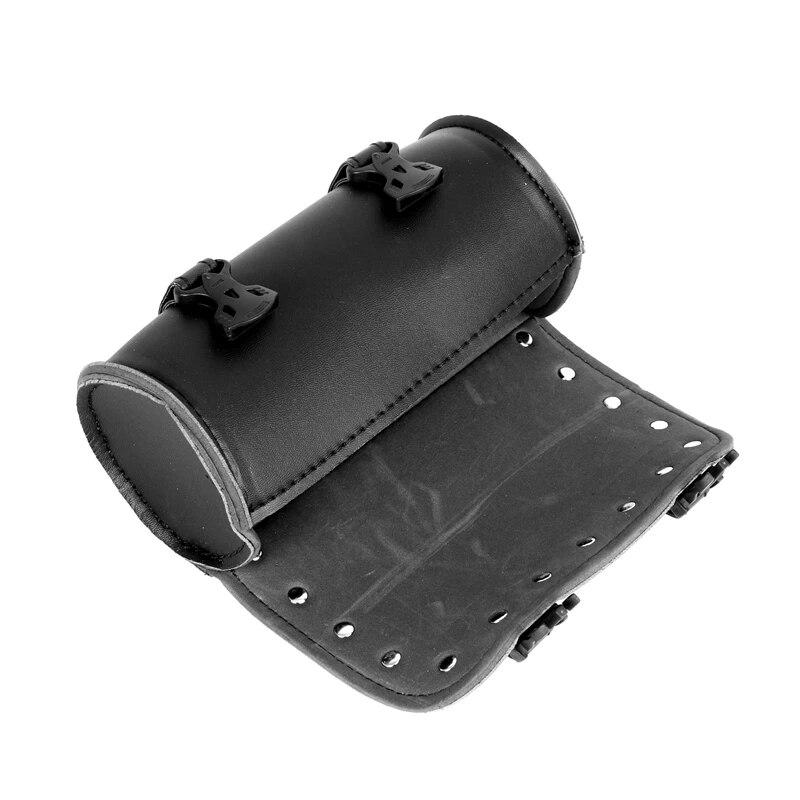 Uniwersalna torba na widelec motocykla Skórzane sakwy Torba na narzędzia Wodoodporna torba do przechowywania dla Harley Sportster XL Touring Softail Dyna