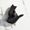 4Pcs Cats Shape Dressers Knob Kitchen Cabinet Door Handle Wardrobe Pulls Simple Drawer Knob Unique Furniture Hardware