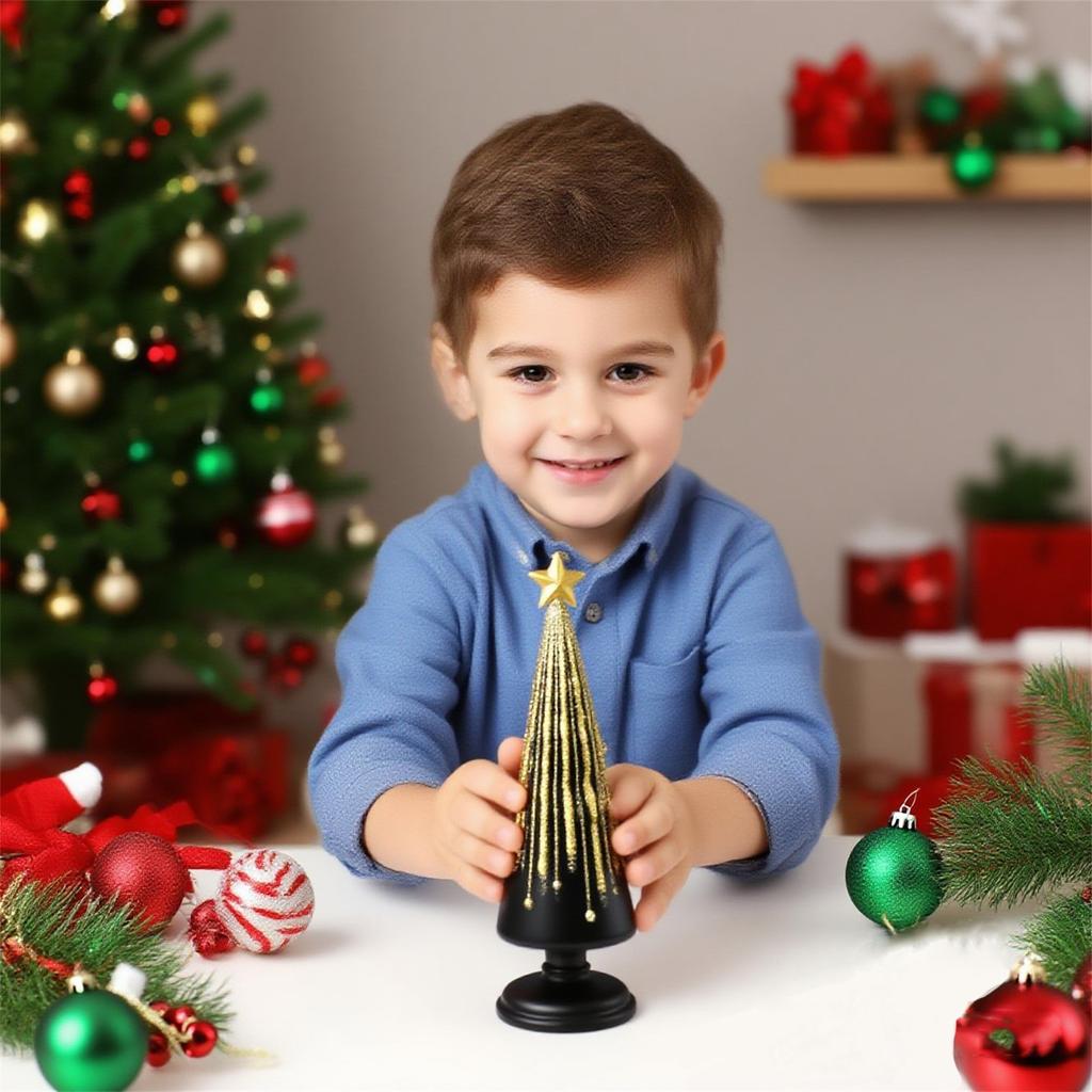 Night Christmas Tree Ornament, Birthday Party Christmas Home Decoration Indoor And Outdoor