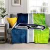 Seahawks Team Spirit Blanket Outdoor Flannel Blanket for Camping, Hiking, Garden Parties, Picnic Essentials,gift for Family and Friends