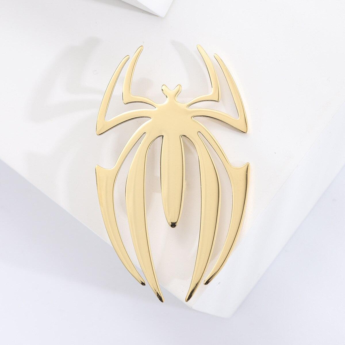 

Blucome Нові металеві брошки-павуки для жінок Класичні Милі комахи Вечірка Повсякденні шпильки Одяг Шарф Аксесуари Подарунки золотий