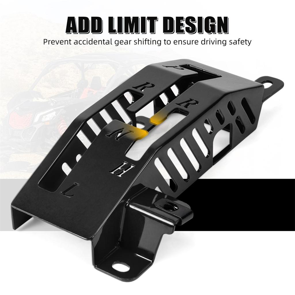 NICECNC For Can-am Maverick X3 2017-2022 2021 Shifter Gate Guard Cover UTV Max RR 4x4 DS Turbo DPS 2022 X3 900 HO 2018 707900644