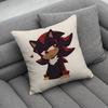 SShadow the HHedgehogS Pillow Case For Home Bedroom Car Office Decoration Living Room Sofa Cushion Cover Suitable