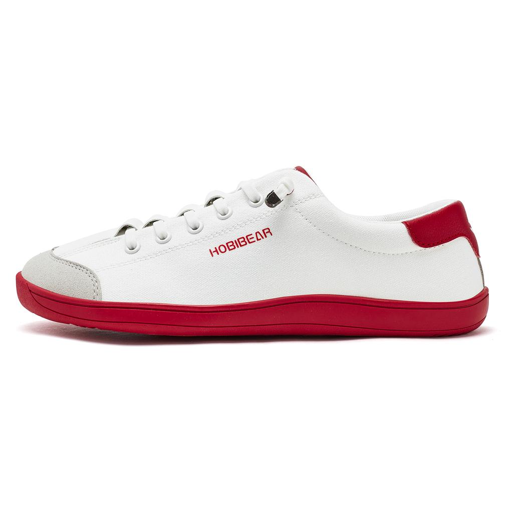 Wide Toe Barefoot Shoes for Unisex Minimalist Artificial Leather Sneakers Lightweight Adjustable Slip On Walking Shoes