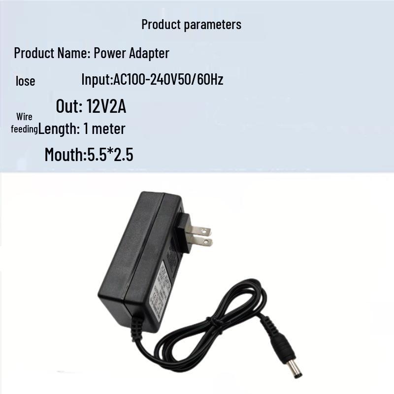 Universal 12V Power Adapter for Desktop Screens and LED Monitors (2A, 2.5A, 3A)