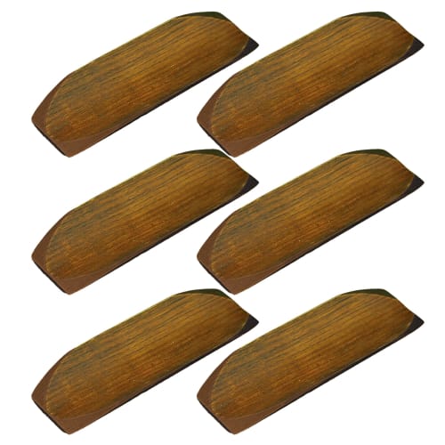 

HAMILO Wooden Towel Trays, Commercial Use, for Restaurants, Hotels, and Other Commercial Restaurants, Approx. 17cm, Set of 6