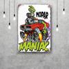 Rat Fink Vintage Metal Tin Signs Posters Decor Retro Metal Plaque Wall Art Decor for Garage Bar