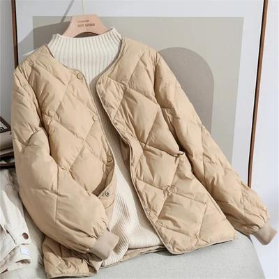 2024 New Ultra Light Women Down Cotton Jacket Warm Parka Autumn Winter Female Loose Parkas Cotton Padded Jacket Casual Outwear