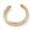 Design Metal Wave Glossy Open Collar Choker Fashion Irregular Lava Bracelet Women