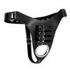 PU Leather Belt with Ring for Male