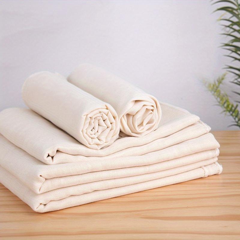 5pcs Double-strand Steamer Cloth Gauze Tofu Cloth Finished Square Cotton Gauze Bean Bag Thousand Sheets Soy Milk Filter Cloth