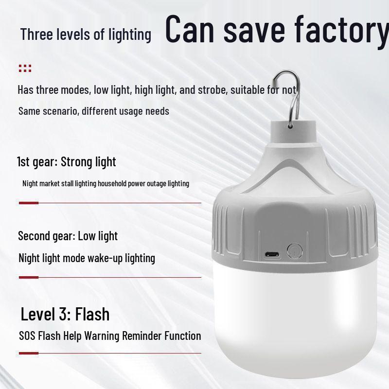 Superhelle Wasserdichte Drahtlose Außenlampe für Hof, Haus oder Markt