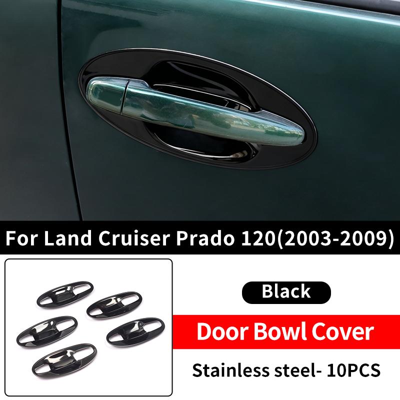 For Toyota Land Cruiser Prado 120 2003-2009 Styling Upgrade Decoration Accessories Lc120 FJ120 Chrome Door Handle 2008 2007 2006