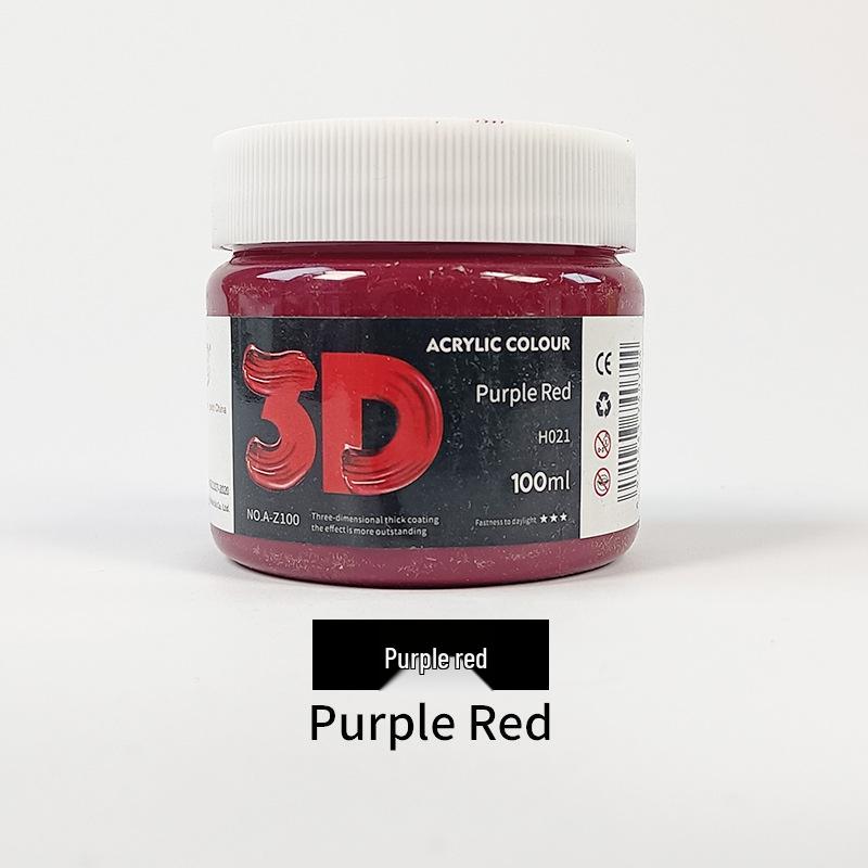 100ml Acrylic Paint for Children's Doodles and Plaster Dolls