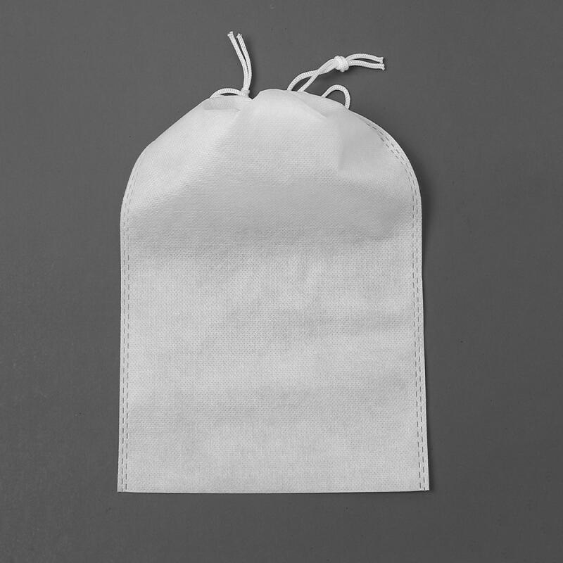 

Double-sided string non-woven pouch 20p set (22x32cm) (white)