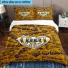 3pcs Boca Juniors Football Club Design Bedding Set Duvet Cover Closure Includes 1 Duvet Cover & 2 Pillowcases Bedding Sets Home Decor Gifts