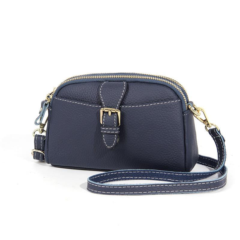 

Summer Lightweight Women s Premium Top Grain Leather Crossbody Bag,Large Capacity Stylish Shoulder Bag for Vacation & Daily Wear сапфир синий