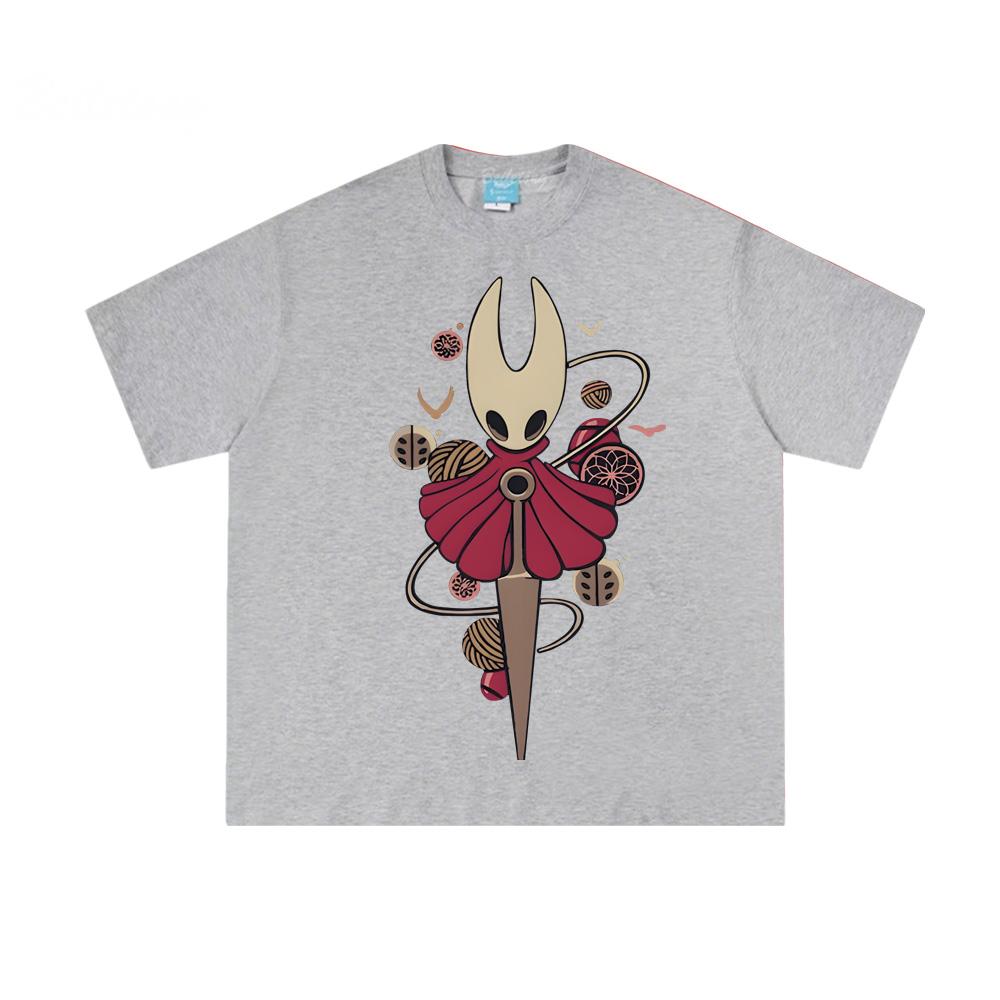 Hollow Knight Silksong Tee Indie Gamer Team Cherry Merch 100% Cotton T Shirts 2026 New Spring and Summer Handsome Fashion Tops
