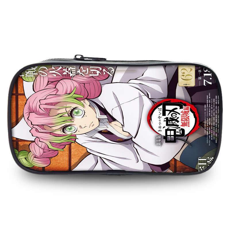 Demon Slayer Kimetsu No Yaiba Stationery Storage With Spacious Design For School And Gift Use