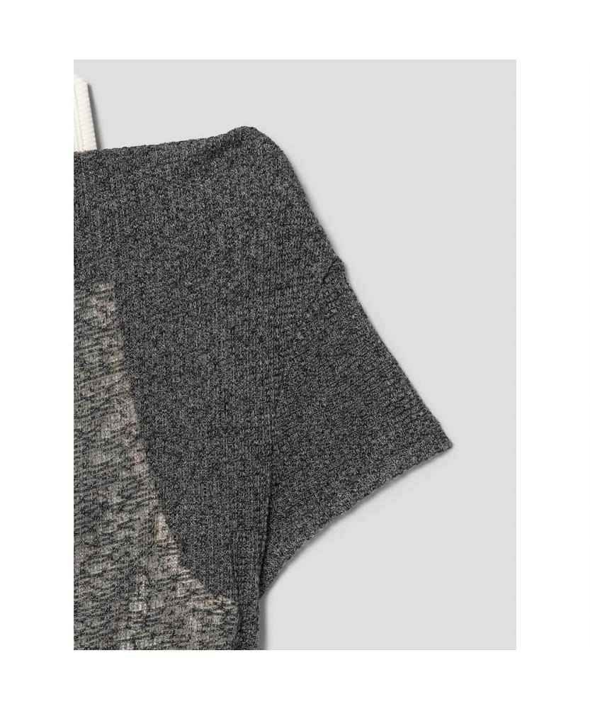8seconds Halterneck Layered Jersey Top Grey