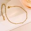 Stylish Titanium Steel Heart Anklet for Women – Durable, Versatile Beach Foot Chain