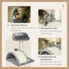 Cat Tree, Kitten Scratcher Activity Centre, with Sisal Scratching Post, Toy Ball - Grey