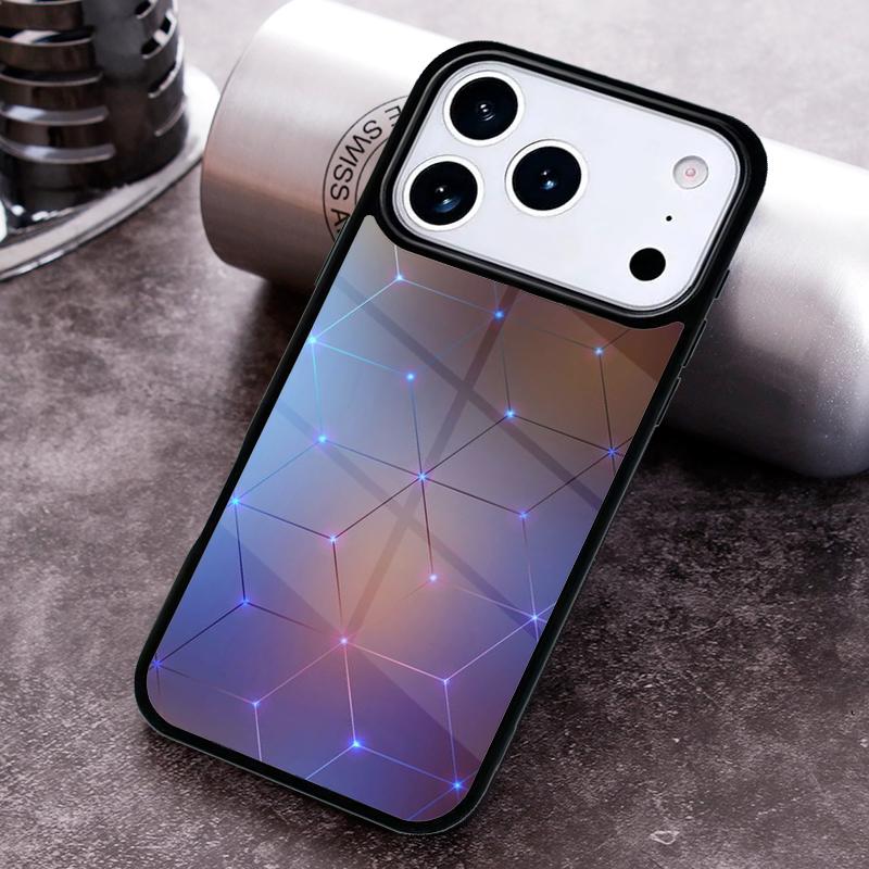 Lines Point Light Phone Case for iPhone 17 16 15 Pro Max Air 14 13 12 11 Plus Shockproof Capa Cover