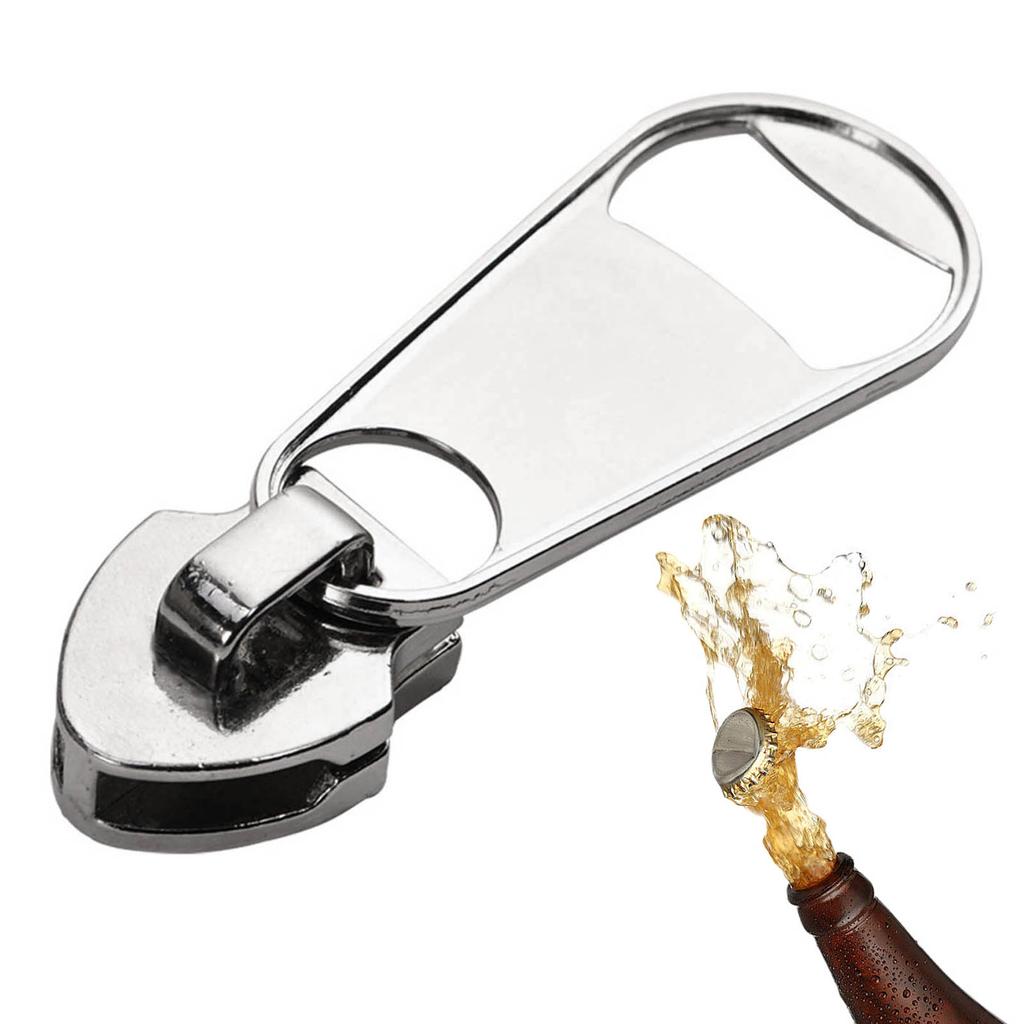 1pc Creative Beer Bottle Opener Multifunctional Large Magnetic Zipper Bottle Opener Suitable for Home Kitchen Dinner Party Bar