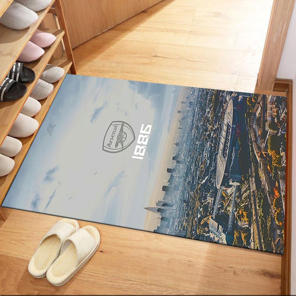 Arsenal Floor Rug Office Rug Perfect for Decorate Room Hallway Entryway Bedrooms Anti-slip Rug Anime Office Decor Perfect Gift for Friends & Family