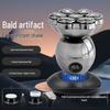 Magnetic 7-Blade Electric Shaver for Bald Heads - Men's Clipper & Light Head Razor